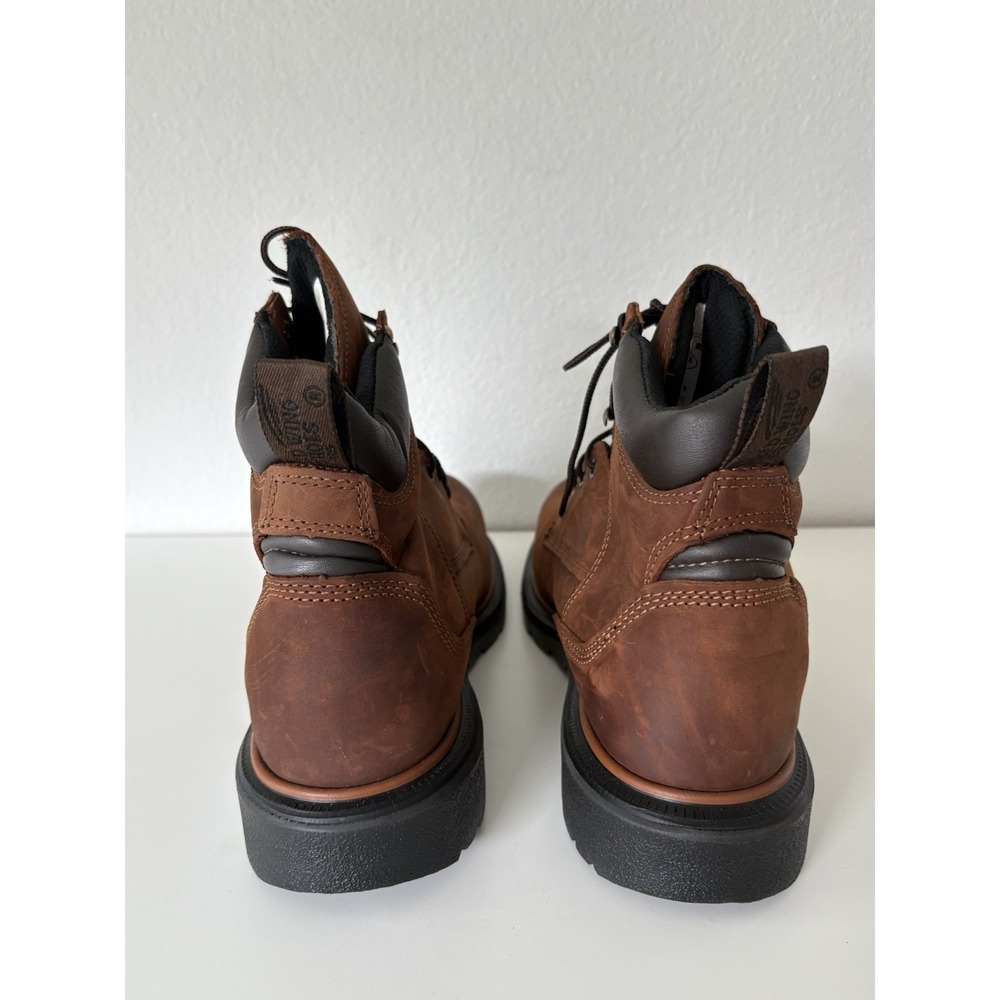 RED WING Oil Resistant Steel Toe Waterproof Leather Boots Oil Resistant USA - Picture 10 of 13